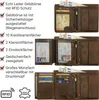 Leder Geldbörse Herren Portemonnaie RFID Hochformat Produktbild-Vorschau 3