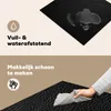 KitchenYeah© Herdabdeckplatte Leder - Lederoptik - Schwarz Produktbild-Vorschau 2
