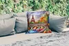 MuchoWow® Outdoor Kissen - Gemälde - Öl - Eiffelturm - Produktbild-Vorschau 2