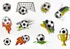 Oblique Unique 42 Fussball Sticker Aufkleber für Kinder Produktbild-Vorschau 2