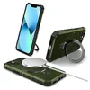 Pouzdro pro iPhone 13 magnetické s MagSafe, držák prstenu, Náhled obrázku produktu 1