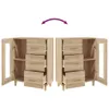 vidaXL Kredens dąb sonoma 69,5x34x90 cm Materiał Podgląd zdjęcia produktu 10