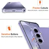 Close-up shots of a transparent phone case highlighting its features. Produktbild-Vorschau