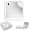 BADLAND Duschwanne Quadratisch Doris 80x80x41 cm mit Produktbild-Vorschau 1