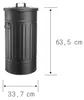 BUTLERS Mülltonne Oskar ZINC Produktbild-Vorschau 6
