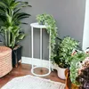 DanDiBo Blumenhocker Metall Weiß Rund 60 cm Blumenständer Produktbild-Vorschau 3
