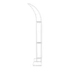 A white metal wedding arch stand on a white background. Náhled obrázku produktu