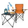 BigDean 2 Stück Campingstuhl mit Campingtisch faltbar – Produktbild-Vorschau 4