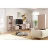 NATURA Armoire 87cm 5 Étagères Beige Macchiato Boho Pieds Voir les images du produit 8
