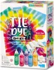 The image shows the retail packaging for a tie-dye art kit for kids. Produktbild-Vorschau