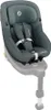 A gray Maxi-Cosi Pearl S i-Size baby car seat is shown attached to its base, which is also gray. The background is white. Produktbild-Vorschau