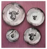 Service de table 30 pièces en porcelaine Toro avec motif de Voir les images du produit 3