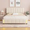INONEFT Gestoffeerd bed 140x200 cm, boxspringbed met Productafbeelding-voorbeeld 6