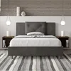 ITYHOME - Gepolstertes Bett ohne Lattenrost 140x190 mit Produktbild-Vorschau 2