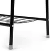 ModernHome GH-207 Stojan na oblečení se 2 policemi, černý Náhled obrázku produktu 14