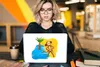 MuchoWow® Laptop Aufkleber Sticker Cover Affe - Strand - Produktbild-Vorschau 5