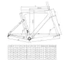 RINOS Kabon bicicletta da strada 700C Shimano 105 R7120 24 Anteprima dell’immagine prodotto 10