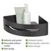 WENKO Turbo-Loc® Eckablage Mod. Bivio Black matt, aus Produktbild-Vorschau 4
