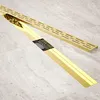 Duschrinne – 90 cm – Gold – Standardrost – Edelstahl – mit Produktbild-Vorschau 2