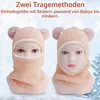 Kinder Wintermützen-Schal-Set 2-teilig Pink/Beige 2-5 Jahre Produktbild-Vorschau 6