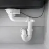 QLS Sifone automatico 3 1/2 pollici scarico per lavello Anteprima dell’immagine prodotto 5