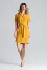 Figl Minikleid für Frauen Sadure M669 senf S Produktbild-Vorschau 3