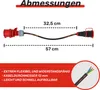 Adattatore NWP 16A 400V spina corrente forte a 230V attacco Anteprima dell’immagine prodotto 4