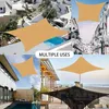 Sonnensegel Wasserdicht 3x4m Sand Sonnensegel Rechteckig Produktbild-Vorschau 6
