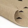 Teppich Handgefertigt Jute mit Dreiecksmuster 150 cm Produktbild-Vorschau 2