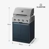 Klarstein WaldChef Gasgrill 50 mbar – 4 Brenner BBQ Grill Produktbild-Vorschau 9