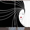 ARANDE Friseur Gardine, Traditionelle asiatische Schönheit Produktbild-Vorschau 1