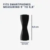 kwmobile Smartphone Fingerhalter 3 Set - Handy Halter Griff Produktbild-Vorschau 11