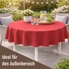 Bestlivings Gartentischdecke ( Ø160cm / Rot ) Weichschaum – Produktbild-Vorschau 3