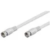 Goobay 50738, 2,5 m, F-Typ, F-Typ, Weiß Produktbild-Vorschau 5