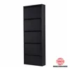 Alveon Schuhkipper Metall 5 Klappen schmal 51 x 15 x 170 cm Produktbild-Vorschau 3