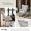 tectake® Schaukelstuhl Torve 68 x 96 x 97 cm, Belastbarkeit Produktbild-Vorschau 4