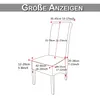 Stretch Stuhlhusse Universelle Samt Stuhlbezug Husse für Produktbild-Vorschau 4