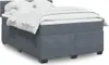 Boxspringbett mit Matratze Dunkelgrau 140x200 cm Samt Produktbild-Vorschau 2
