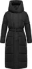 Navahoo Damen Winterjacke Steppmantel lang warm mit Gürtel Produktbild-Vorschau 2