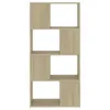 vidaXL Regálová knihovna Sonoma Oak 60x24x124,5cm výrobek Náhled obrázku produktu 5