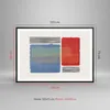 Gerahmtes Poster - Schwarzer Rahmen - Stück Geometrisch Produktbild-Vorschau 5