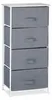 Relaxdays Regalsystem, 4 Stoff-Schubladen, HxBxT: 95 x 45 x Produktbild-Vorschau 10