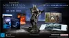 Promotional image for Elden Ring Nightreign Collector's Edition, showing game boxes, a statue, and an open art book. Produktbild-Vorschau