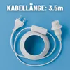 greate 2x Lampenfassung E14 mit Kabel und Schalter weiß 3,5 Produktbild-Vorschau 2