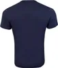 A plain navy t-shirt shown from the back. Voir les images du produit
