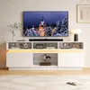 Meuble TV Merax à 4 niveaux et 10 compartiments de Voir les images du produit 6