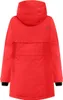 Back view of a red parka jacket. Produktbild-Vorschau