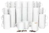 48er Set Event Kaffeebecher 250ml weiß Porzellan-Tassen Produktbild-Vorschau 1