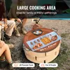 SucceBuy 30palcový kulatý gril X-Marks fire pit black, Náhled obrázku produktu 2