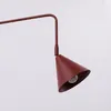Kinkiet NOX 2 burgund z włącznikiem 2xE14  10W stal Podgląd zdjęcia produktu 5